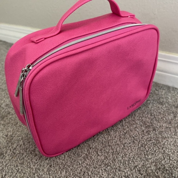 New Lancome Zippered Makeup Cosmetic Bag 10*8*3 sz - Picture 1 of 3